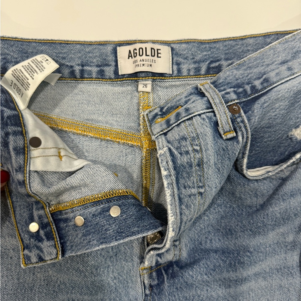 Agolde Mini Denim Skirt - Picture 4 of 5